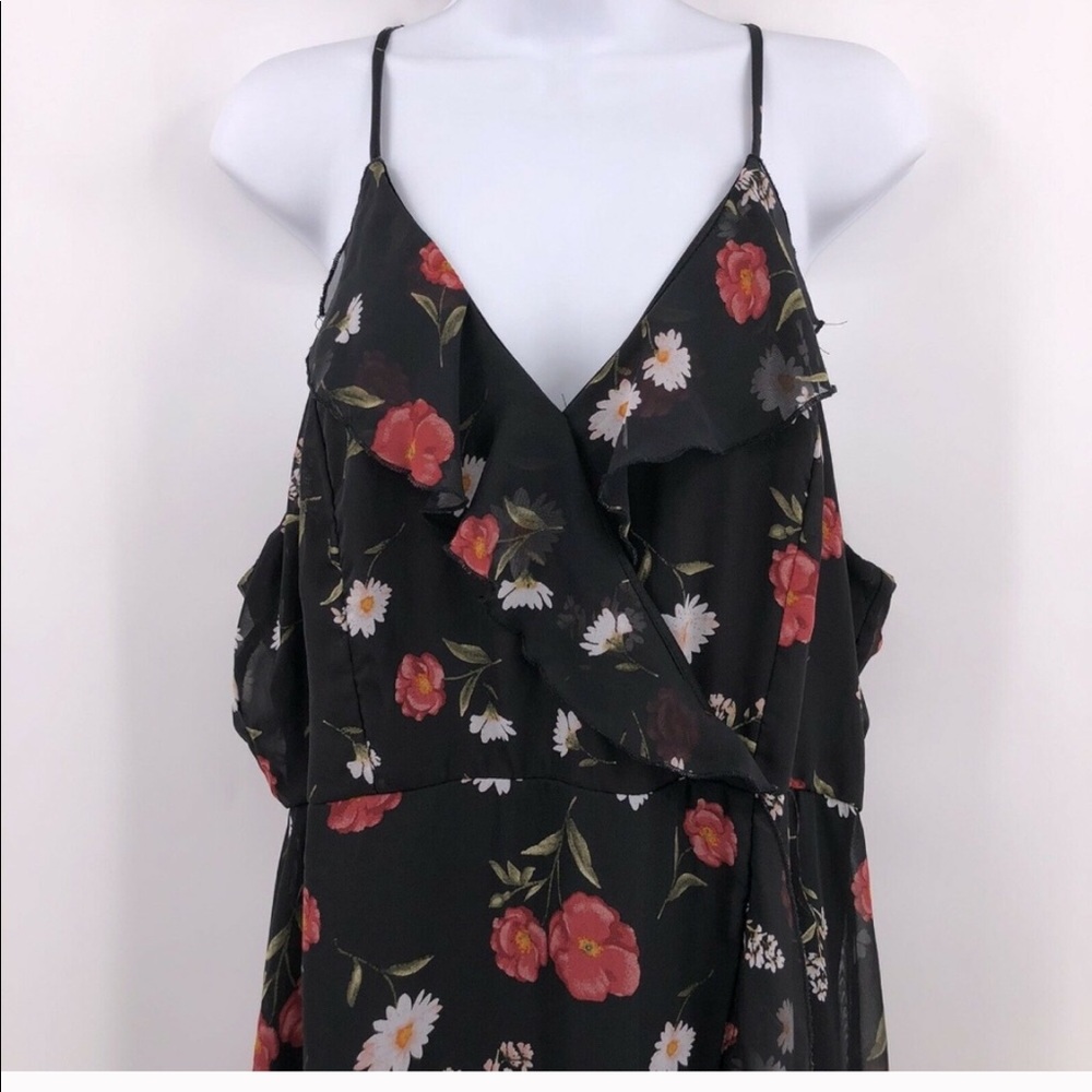 No Boundaries | Floral Maxi with Ruffle Detail - Picture 2 of 7